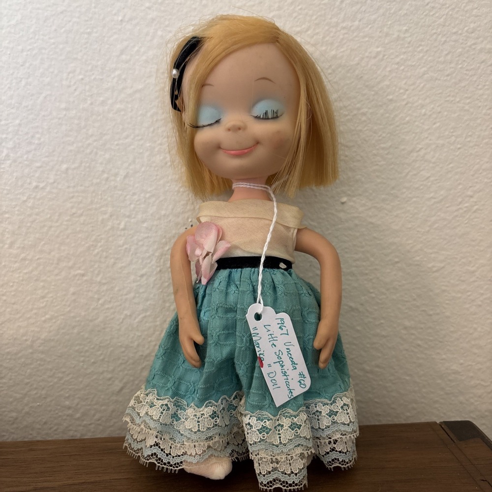 1967 Uneeda Doll Little Sophisticates Marika‎ with Dress & underpants